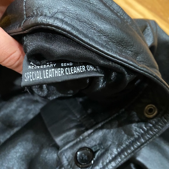 WILSONS LEATHER black leather pants - Picture 6 of 11